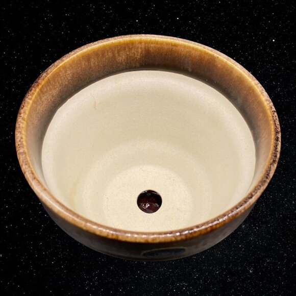 Hand Crafted CPD Natural White Clay Art Pottery Small Planter 4”T 5”W - Picture 5 of 6